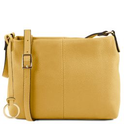 TL Bag Soft Leather Shoulder bag Pastel yellow TL141720