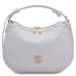 Hoblò Soft Leather Handbag White TL142563