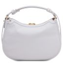 Hoblò Borsa a Mano in Pelle Morbida Bianco TL142563