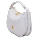Hoblò Borsa a Mano in Pelle Morbida Bianco TL142563