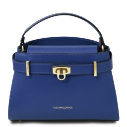 Maisy Bolso en Piel Azul TL142459