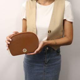 Vera Soft Leather Toiletry Case Черный TL142438