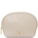 Vera Trousse de Toilette en Cuir Souple Beige TL142438