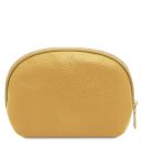 Vera Trousse in Pelle Morbida Giallo pastello TL142438