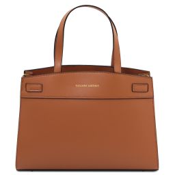 Musa Leather Handbag Cognac TL142560