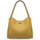 Soave Soft Leather Handbag Pastel yellow TL142583