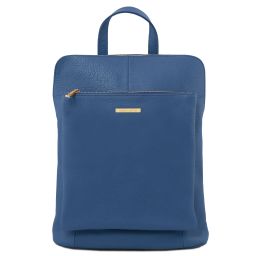 TL Bag Soft Leather Backpack for Women Denim TL141682