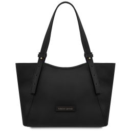 Libra Leather Shoulder bag Black TL142562