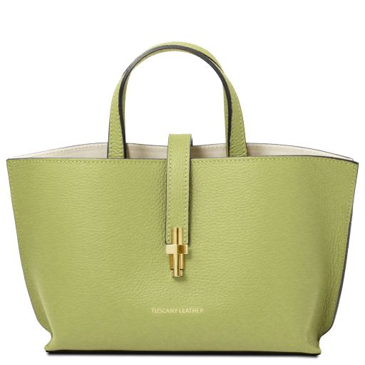Agatha Leather Handbag Lime Green TL142456