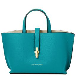 Agatha Sac Cabas en Cuir Turquoise TL142456