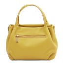 Nora Borsa a Mano in Pelle Morbida Giallo pastello TL142372