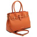 TL Bag Bolso a Mano en Piel Naranja TL142174