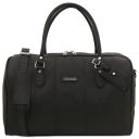 Lisbona Sac de Voyage en Cuir - Petit Modèle Noir TL142558