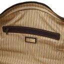 Lisbona Дорожная кожаная сумка-даффл - Маленький размер Темно-коричневый TL142558