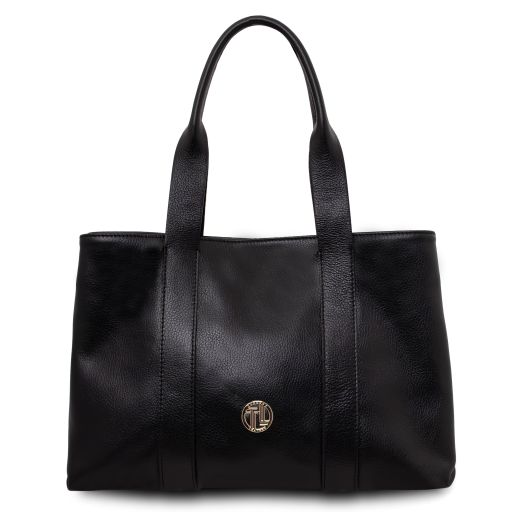 Callie Sac Bandoulière en Cuir Souple Noir TL142415