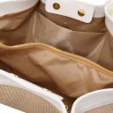 Soleil Bolso Shopping en Rafia Blanco TL142567