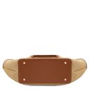 Soleil Borsa Shopping in Rafia Cognac TL142567