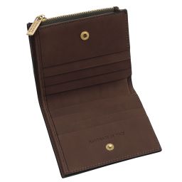 Exclusive Leather Wallet for men Dark Brown TL142591