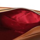 Cubetto Bolso con Badolera en Piel Cognac TL142499