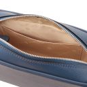 Cubetto Bolso con Badolera en Piel Denim TL142499