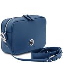 Cubetto Bolso con Badolera en Piel Denim TL142499