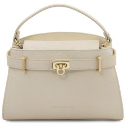 Maisy Bolso en Piel Beige TL142455