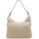 Plenia Borsa Shopping in Pelle Beige TL142569