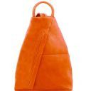 Shanghai Leather Backpack Orange TL141433
