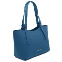 Libra Borsa a Spalla in Pelle Denim TL142580