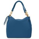 Amy Soft Leather Shopping bag Denim TL142385