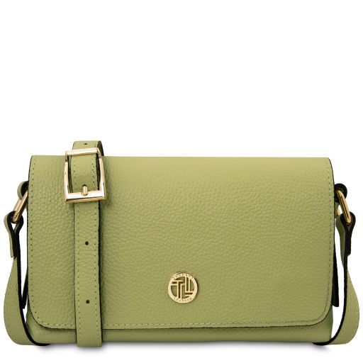 Biscuit Soft Leather Shoulder bag Lime Green TL142582