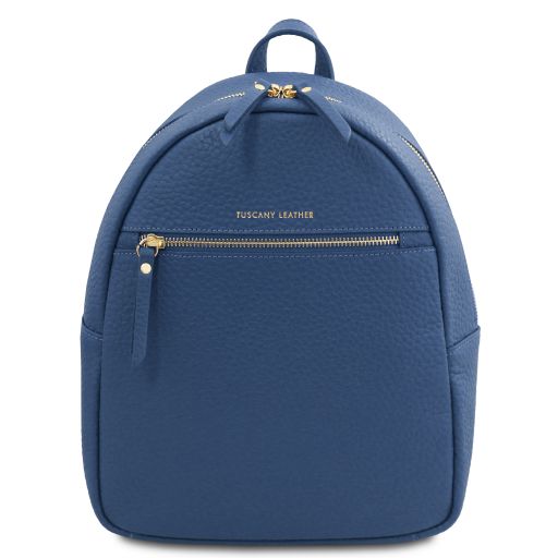 Arco Mochila en Piel Denim TL142584