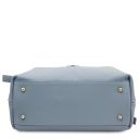 Diade Shopper-Tasche aus Weichem Leder Himmelblau TL142587