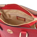 Croque Sac Cabas en Cuir Rouge Lipstick TL142565