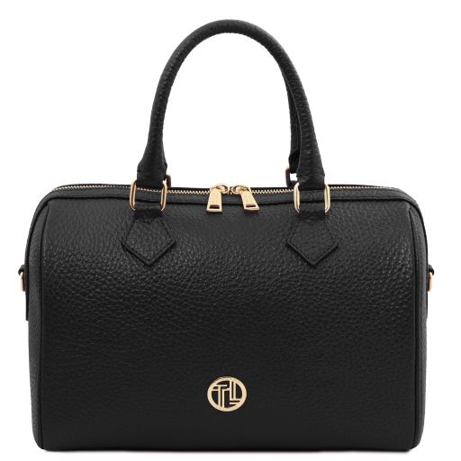 Barrique Leather Duffle bag Black TL142586