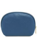 Bali Leather Shopping bag and Soft Leather Toiletry Case Denim TL142610
