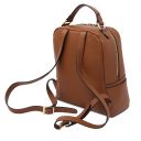 Mauritius Sac à dos en Cuir Souple et Trousse de Toilette en Cuir Souple Cognac TL142611