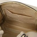 Mauritius Sac à dos en Cuir Souple et Trousse de Toilette en Cuir Souple Taupe clair TL142611