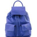 Sapporo Soft Leather Backpack for Women Синий TL141553