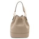 TL Bag Sac Seau Pour Femme en Cuir Taupe clair TL142146