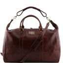 Amsterdam Travel Leather Weekender bag Brown TL1049