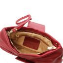 Priscilla Clutch Leather Handbag Dark red TL140716
