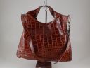 Aurora Lady bag in Crocko Look Leather Черный TL140756