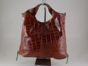 Aurora Lady bag in Crocko Look Leather Black TL140756