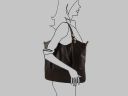 Nina Nappa Leather Tote bag Коньяк TL140893