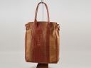 Eva Croco Look Leather bag - Big Size Черный TL140922