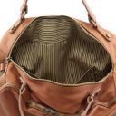 TL Sporty Leather Weekend Bag Dark Taupe TL141149