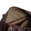 TL Voyager Travel Leather Bag- Small Size Brown TL141244
