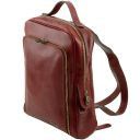 Bangkok Кожаный рюкзак для ноутбука с отделением впереди Мед TL141289