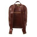 Osaka Leather Laptop Backpack Dark Brown TL141308